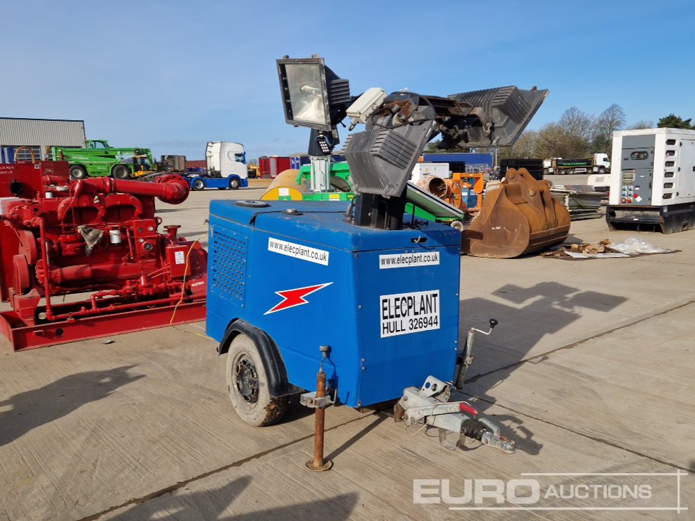 Mat d'éclairage Single Axle Lighting Tower, Yanmar Engine: photos 7