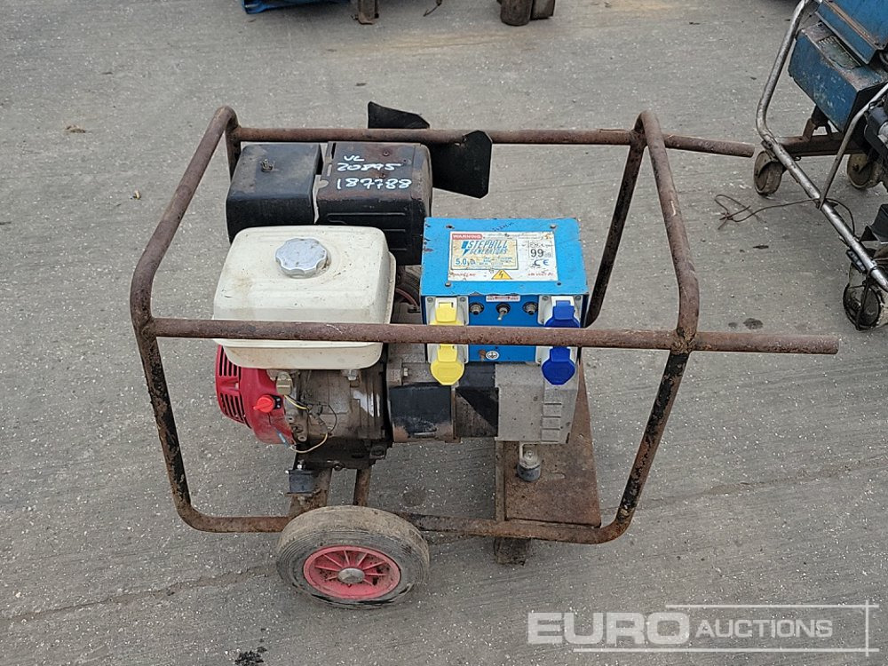Stephill 5kVA Petrol Generator, Honda Engine - Groupe électrogène: photos 2 Stephill 5kVA Petrol Generator, Honda Engine - Groupe électrogène: photos 2
