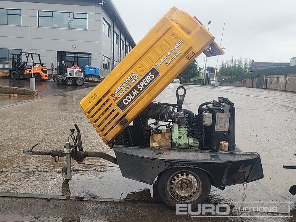 Sullair Single Axle Compressor, Kubota Engine - Compresseur d'air: photos 2 Sullair Single Axle Compressor, Kubota Engine - Compresseur d'air: photos 2