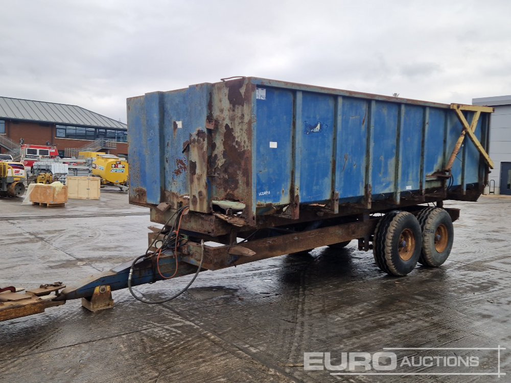 Twin Axle Draw Bar Dump Trailer, Hydraulic Tailgate - Remorque agricole: photos 1 Twin Axle Draw Bar Dump Trailer, Hydraulic Tailgate - Remorque agricole: photos 1