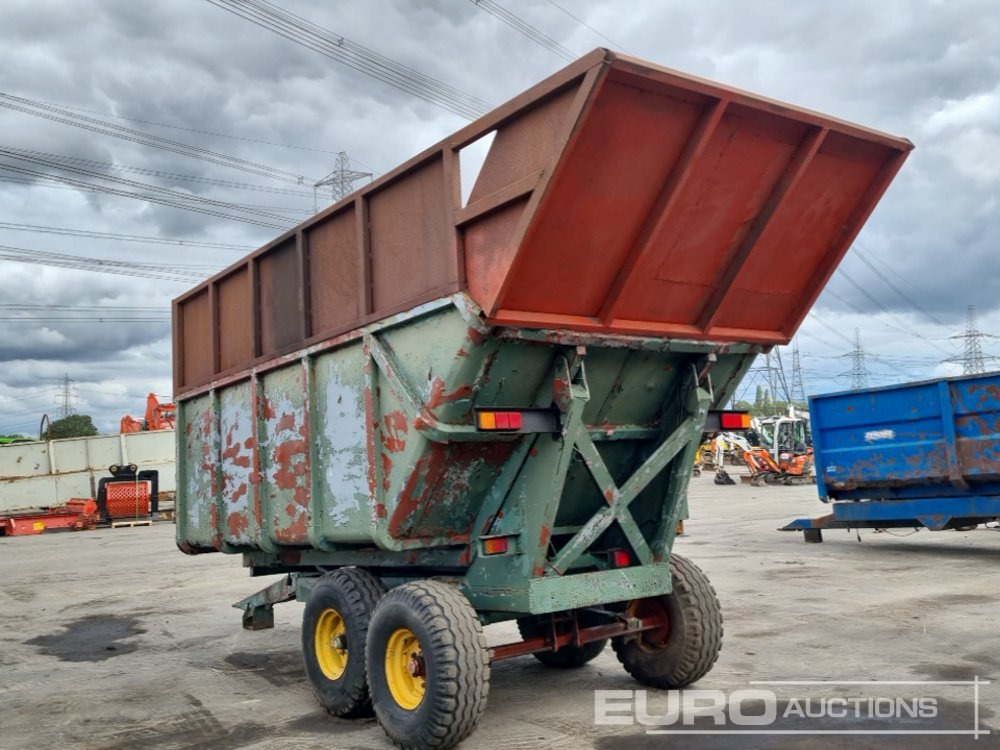 Twin Axle Draw Bar Hydraulic Hi Tipping Trailer - Remorque agricole: photos 3 Twin Axle Draw Bar Hydraulic Hi Tipping Trailer - Remorque agricole: photos 3