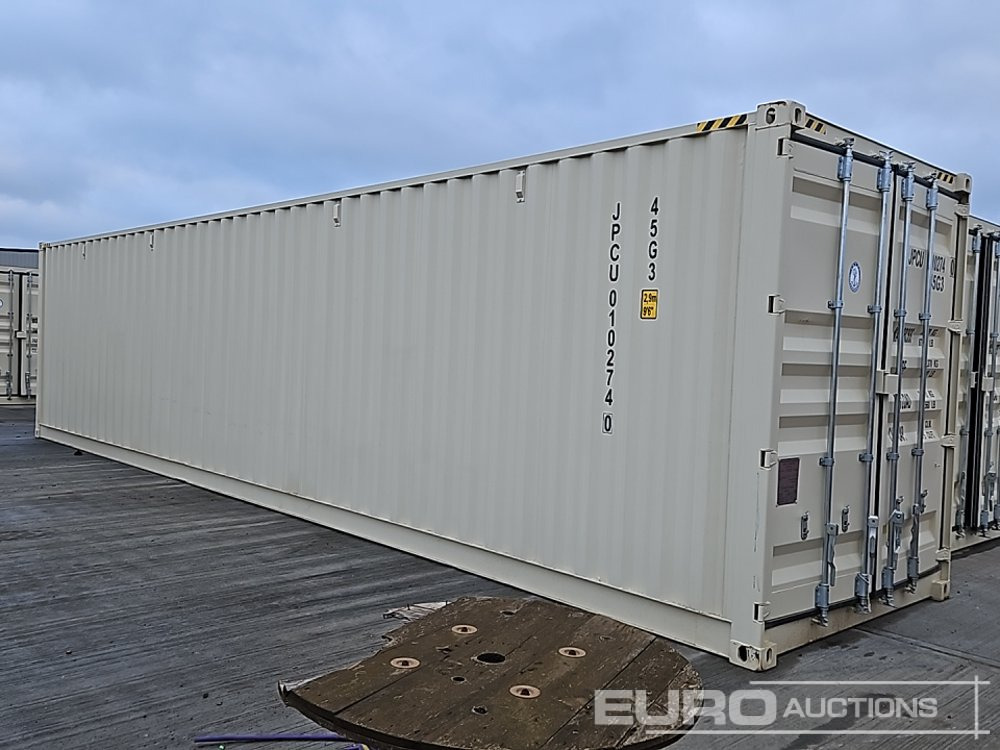 Unused 2025 40' x 8' High Cube Container, 2 Side Doors, 1 End Door (Cannot Be Reconsigned) - Conteneur maritime: photos 5 Unused 2025 40' x 8' High Cube Container, 2 Side Doors, 1 End Door (Cannot Be Reconsigned) - Conteneur maritime: photos 5