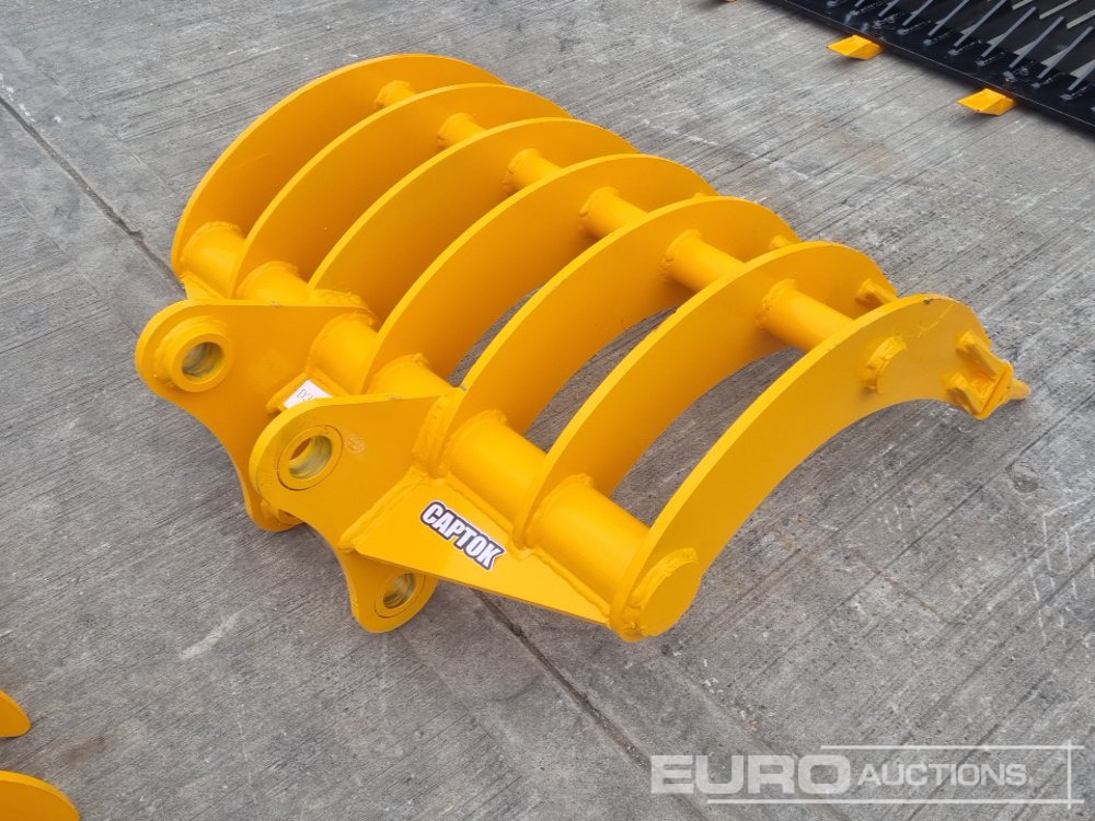 Unused 2025 Captok 44" Rake 45mm Pin to suit 4-6 Ton Excavator - Godet: photos 5 Unused 2025 Captok 44" Rake 45mm Pin to suit 4-6 Ton Excavator - Godet: photos 5