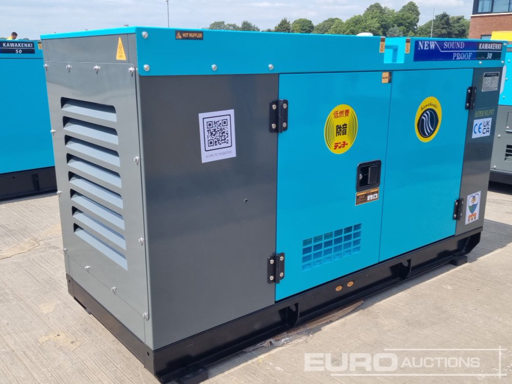 Unused 2025 Kawakenki KK30-III-SSS - Groupe électrogène: photos 1 Unused 2025 Kawakenki KK30-III-SSS - Groupe électrogène: photos 1