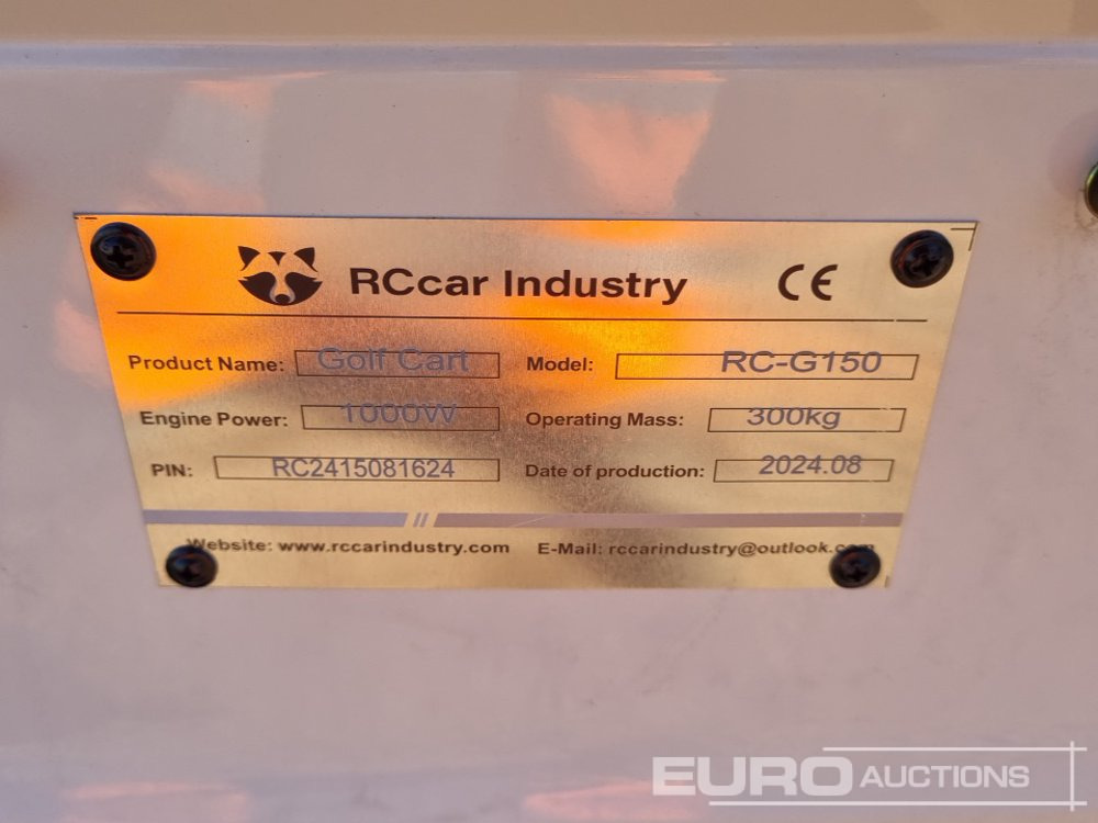 Voiturette de golf Unused 2025 Raccoon RC-G150: photos 30