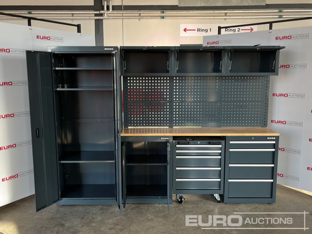 Unused Boss 2.6m 9 Drawer, 5 Cabinet Tool Station - Équipement de garage: photos 4 Unused Boss 2.6m 9 Drawer, 5 Cabinet Tool Station - Équipement de garage: photos 4
