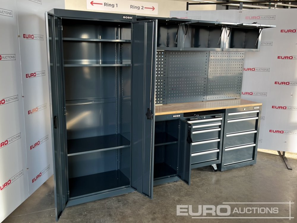 Unused Boss 2.6m 9 Drawer, 5 Cabinet Tool Station - Équipement de garage: photos 5 Unused Boss 2.6m 9 Drawer, 5 Cabinet Tool Station - Équipement de garage: photos 5