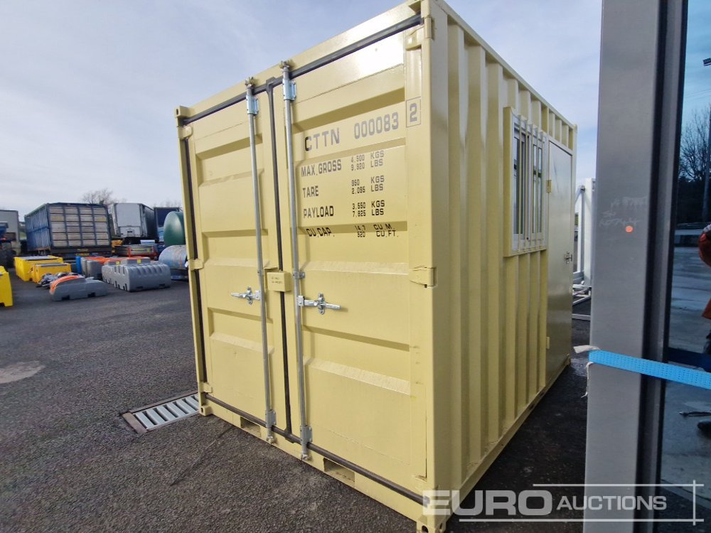 Unused CTTN 10' Container, Side Door & Window (Cannot Be Reconsigned) - Conteneur maritime: photos 1 Unused CTTN 10' Container, Side Door & Window (Cannot Be Reconsigned) - Conteneur maritime: photos 1