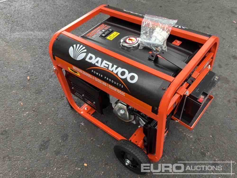 Unused Daewoo GDAW190AC 3.6Kw Petrol Generator - Moteur: photos 3 Unused Daewoo GDAW190AC 3.6Kw Petrol Generator - Moteur: photos 3