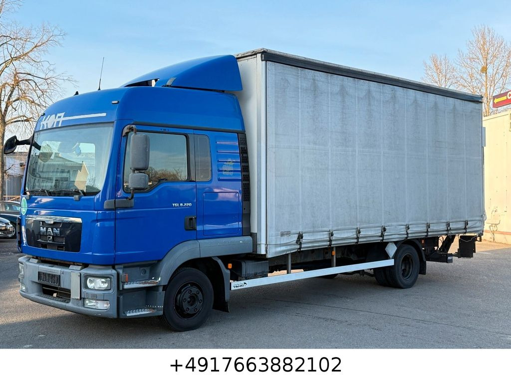 MAN TGL 8.220,NEU MOTOR/LBW/AHK/Schlafkab./6m  - Camion à rideaux coulissants: photos 1 MAN TGL 8.220,NEU MOTOR/LBW/AHK/Schlafkab./6m  - Camion à rideaux coulissants: photos 1