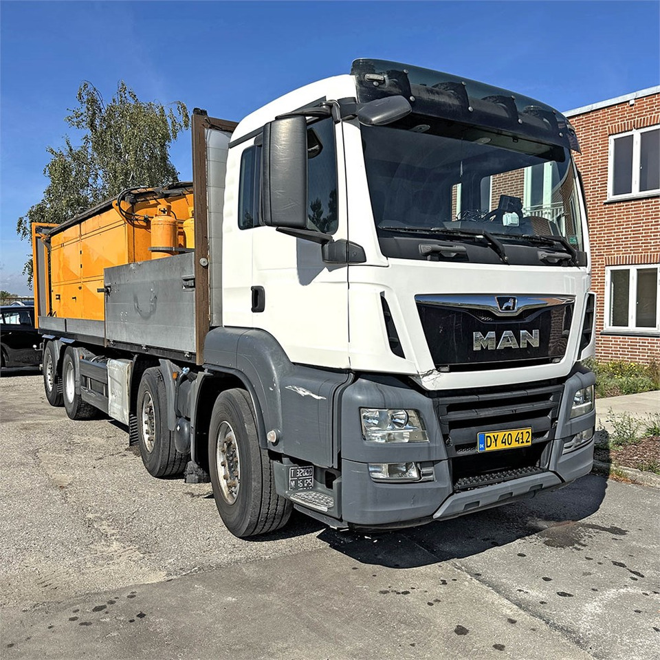 Camion plateau, Répandeuse MAN TG 35. 8x2-6 BL: photos 8
