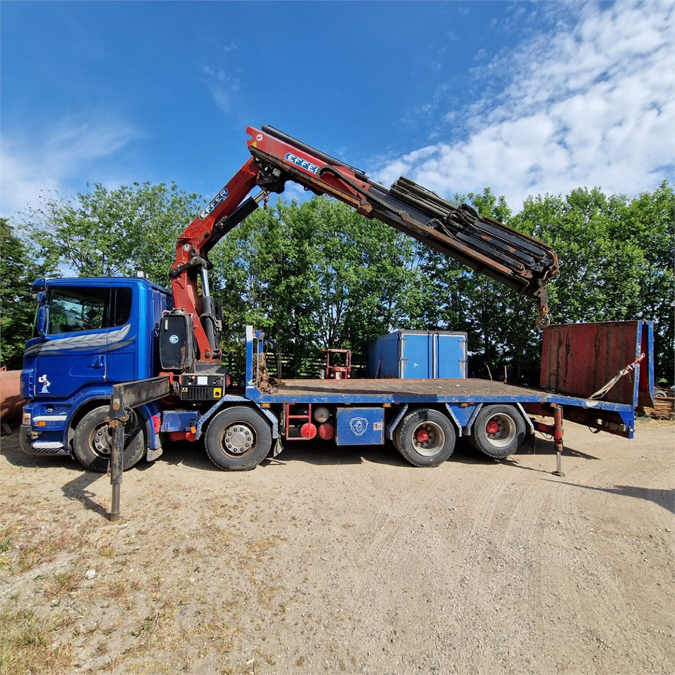 Scania R480 - Camion porte-voitures, Camion grue: photos 1 Scania R480 - Camion porte-voitures, Camion grue: photos 1
