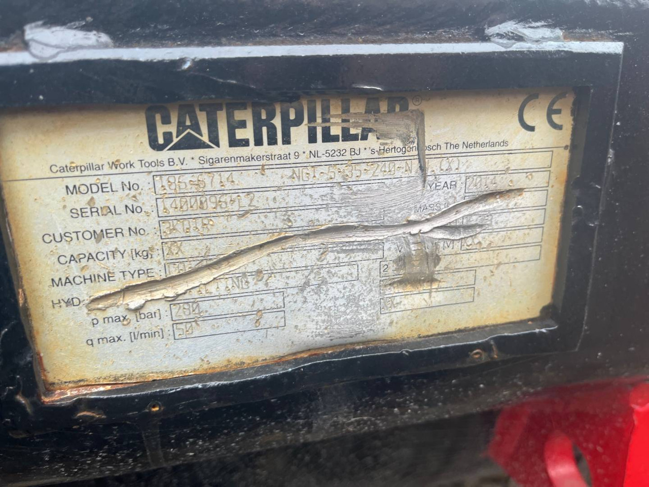 CAT GODET TILT/CW45S/2400MM - Godet pour pelle: photos 2 CAT GODET TILT/CW45S/2400MM - Godet pour pelle: photos 2