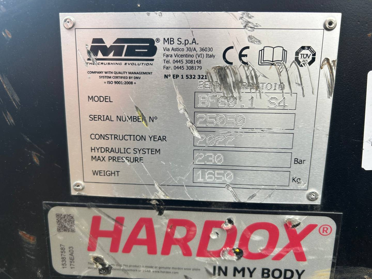 MB BF60/MB - Godet pour Engins de chantier: photos 3 MB BF60/MB - Godet pour Engins de chantier: photos 3