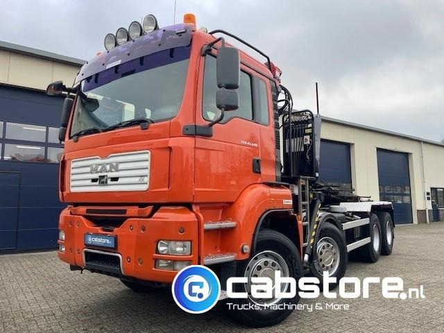 MAN TGA 41.440 8X4 BB Palfinger Epsilon Z-Kraan bouwjaar 2011 + NCH 30 Ton's Kabel-containersyteem - Handgeschakeld - Bouwjaar 2007 - Km 582.782 - Camion - système de câble, Camion grue: photos 2 MAN TGA 41.440 8X4 BB Palfinger Epsilon Z-Kraan bouwjaar 2011 + NCH 30 Ton's Kabel-containersyteem - Handgeschakeld - Bouwjaar 2007 - Km 582.782 - Camion - système de câble, Camion grue: photos 2