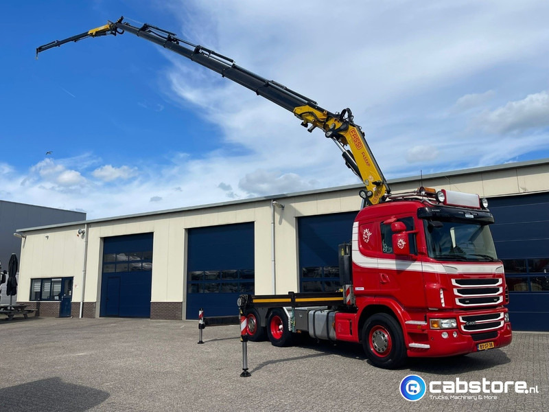 Scania G 400 A 6X2*4 HNA Euro 5 - Handgeschakeld - FASSI F455XP + JIP Autolaadkraan - Bouwjaar 2010 - Km 748.730 - Very good condition !! - Camion grue: photos 2 Scania G 400 A 6X2*4 HNA Euro 5 - Handgeschakeld - FASSI F455XP + JIP Autolaadkraan - Bouwjaar 2010 - Km 748.730 - Very good condition !! - Camion grue: photos 2