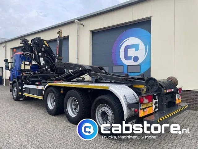 Camion ampliroll, Camion grue Scania P380 LB 8x4*4 HNA Euro 5 - HIAB 211 E-3 Hipro Crane with remote control + Multilift  XR26S61 Hooklift - Year 2009 - Km 336.501 !! - Good condition: photos 6