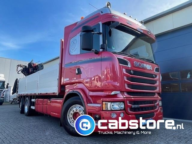 Scania R520 LB6X2*4HNB Euro 6 - Bouwjaar 2013 - Highline - Opticruise - Open box + Palfinger PK 24001-K B Autolaadkraan - Good condition ! - Camion plateau, Camion grue: photos 4 Scania R520 LB6X2*4HNB Euro 6 - Bouwjaar 2013 - Highline - Opticruise - Open box + Palfinger PK 24001-K B Autolaadkraan - Good condition ! - Camion plateau, Camion grue: photos 4