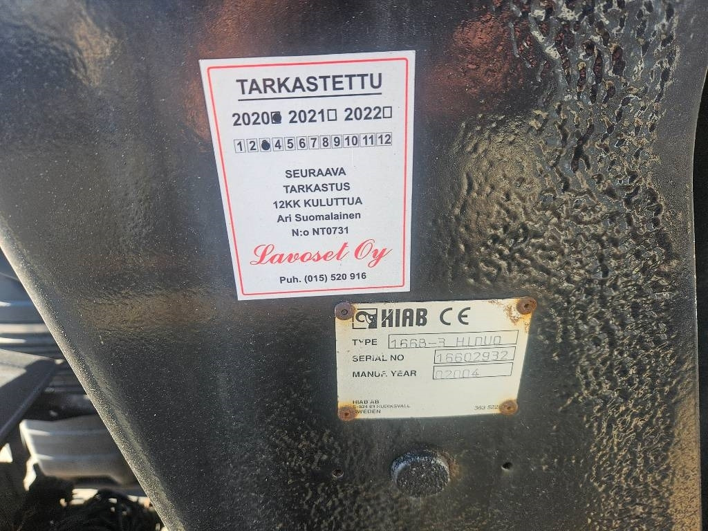 Camion grue Volvo FH12 6x2 Hiab 166 kympitys 2029 asti: photos 14