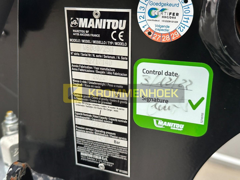 Manitou W6000 - Chariot télescopique: photos 4 Manitou W6000 - Chariot télescopique: photos 4