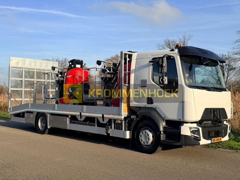 Renault D 14T Machine transporter NIEUW - Camion plateau: photos 1 Renault D 14T Machine transporter NIEUW - Camion plateau: photos 1