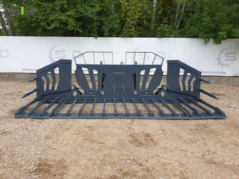 Fourches pour Machine agricole neuf SID GRÜNGUTGABEL FÜR SILAGE KLAPPBAR / Buck rake hydraulic folding 3,5 M: photos 20
