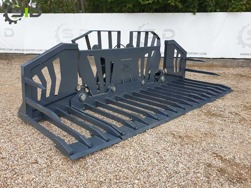 Fourches pour Machine agricole neuf SID GRÜNGUTGABEL FÜR SILAGE KLAPPBAR / Buck rake hydraulic folding 3,5 M: photos 19