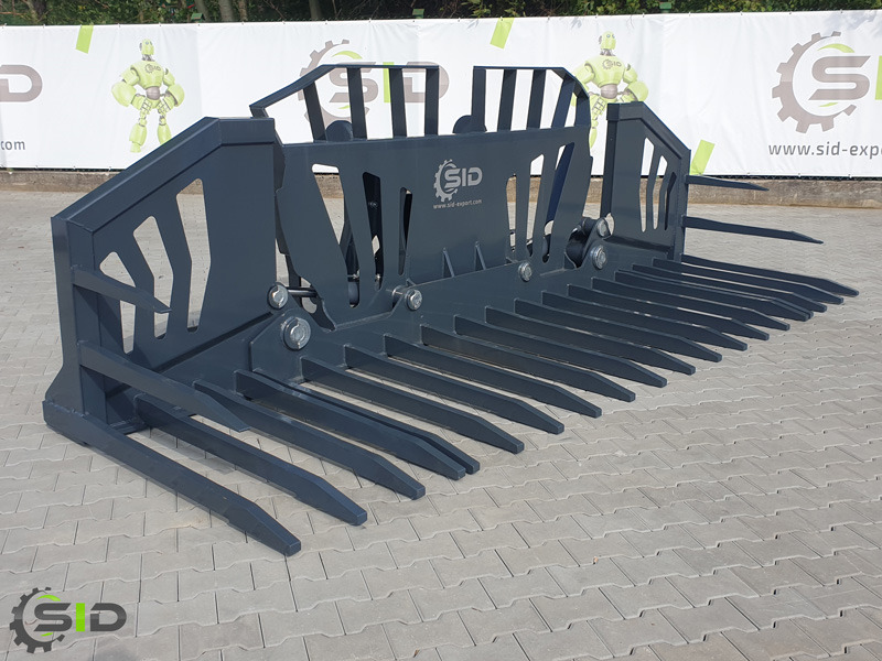 Fourches pour Machine agricole neuf SID GRÜNGUTGABEL FÜR SILAGE KLAPPBAR / Buck rake hydraulic folding 3,5 M: photos 8