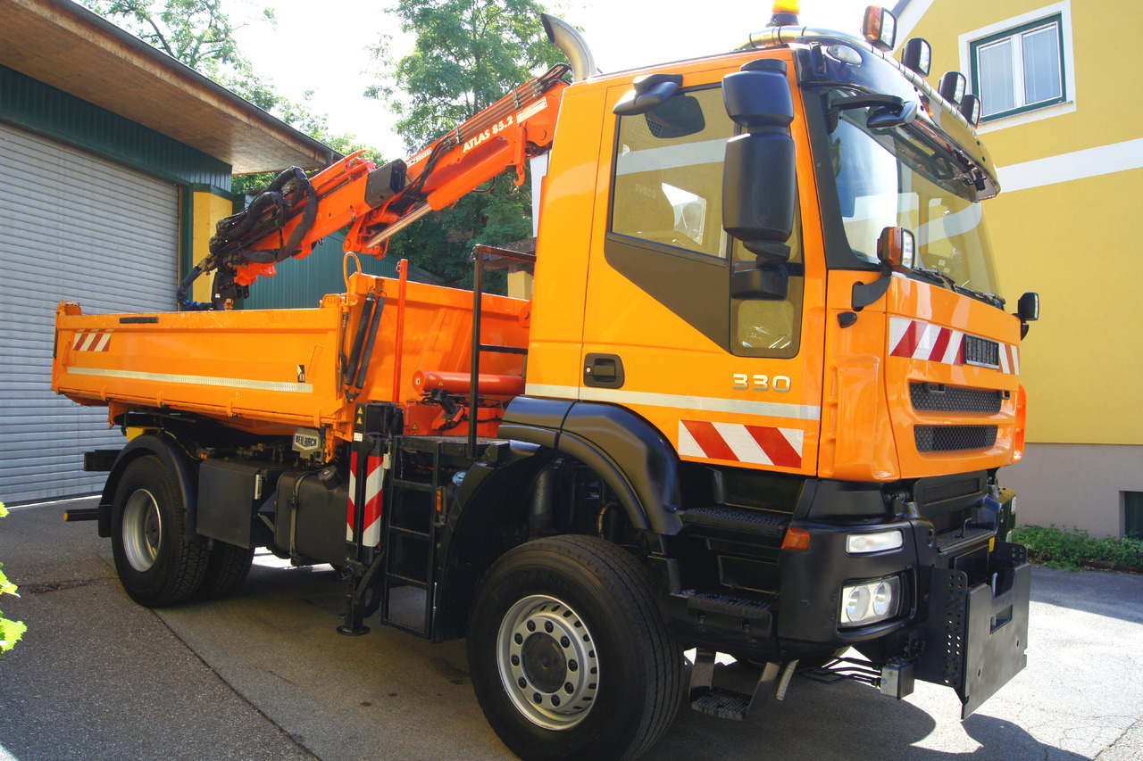 Camion benne IVECO 190T33 Trakker 4x4/ATLAS 85.2/Euro5/Winterdienst/Streuer: photos 6