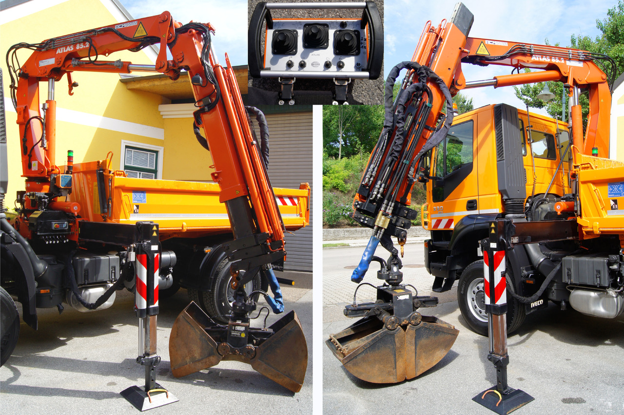Camion benne IVECO 190T33 Trakker 4x4/ATLAS 85.2/Euro5/Winterdienst/Streuer: photos 11