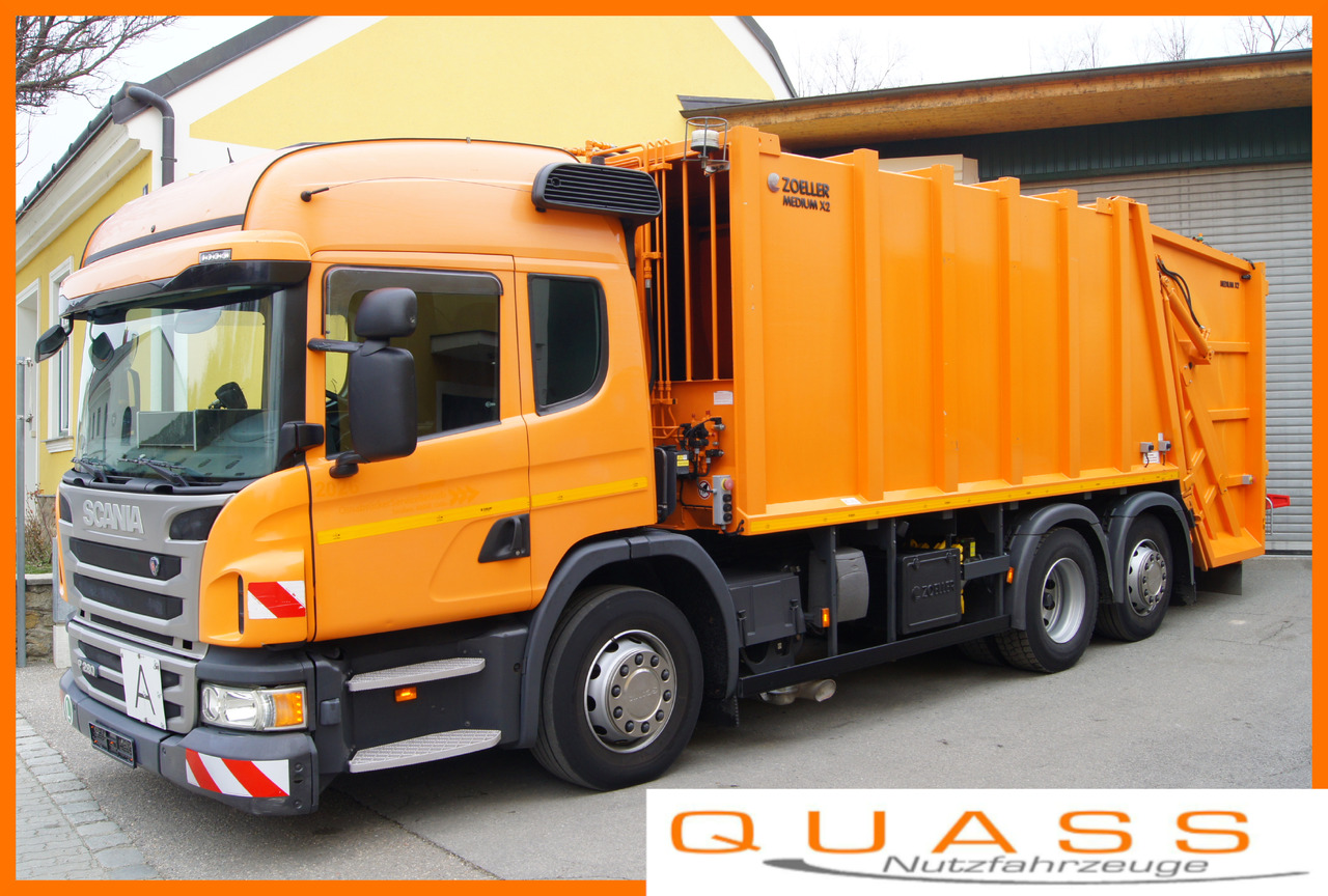 Scania P280 6x2-2/TÜV/ZOELLER MEDIUM X2 C21 Variopress - Benne à ordures ménagères: photos 1 Scania P280 6x2-2/TÜV/ZOELLER MEDIUM X2 C21 Variopress - Benne à ordures ménagères: photos 1