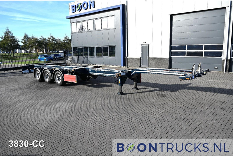 D-Tec FLEXITRAILER | 2x20-30-40-45ft HC * 2x LIFT AXLE * MB / DISC * NL TRAILER * APK 03-2026 - Semi-remorque porte-conteneur/ Caisse mobile: photos 4 D-Tec FLEXITRAILER | 2x20-30-40-45ft HC * 2x LIFT AXLE * MB / DISC * NL TRAILER * APK 03-2026 - Semi-remorque porte-conteneur/ Caisse mobile: photos 4