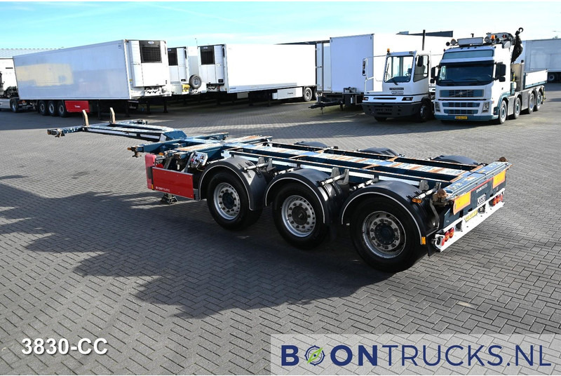 D-Tec FLEXITRAILER | 2x20-30-40-45ft HC * 2x LIFT AXLE * MB / DISC * NL TRAILER * APK 03-2026 - Semi-remorque porte-conteneur/ Caisse mobile: photos 3 D-Tec FLEXITRAILER | 2x20-30-40-45ft HC * 2x LIFT AXLE * MB / DISC * NL TRAILER * APK 03-2026 - Semi-remorque porte-conteneur/ Caisse mobile: photos 3