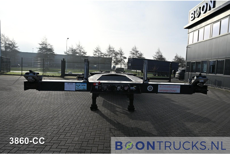 Semi-remorque porte-conteneur/ Caisse mobile Pacton ET3 | 2x20-30-40-45ft HC * 2x EXTENDABLE * LIFT AXLE * NL TRAILER * APK 06-2026: photos 8