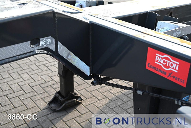 Semi-remorque porte-conteneur/ Caisse mobile Pacton ET3 | 2x20-30-40-45ft HC * 2x EXTENDABLE * LIFT AXLE * NL TRAILER * APK 06-2026: photos 14