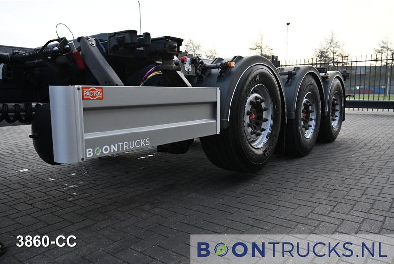 Semi-remorque porte-conteneur/ Caisse mobile Pacton ET3 | 2x20-30-40-45ft HC * 2x EXTENDABLE * LIFT AXLE * NL TRAILER * APK 06-2026: photos 17