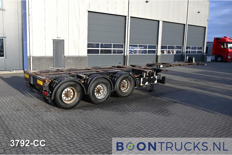 Pacton T3-010 2x20-30-40-45ft HC * 2x EXTENDABLE * 1x LIFT AXLE * NL TRAILER - Semi-remorque porte-conteneur/ Caisse mobile: photos 1 Pacton T3-010 2x20-30-40-45ft HC * 2x EXTENDABLE * 1x LIFT AXLE * NL TRAILER - Semi-remorque porte-conteneur/ Caisse mobile: photos 1