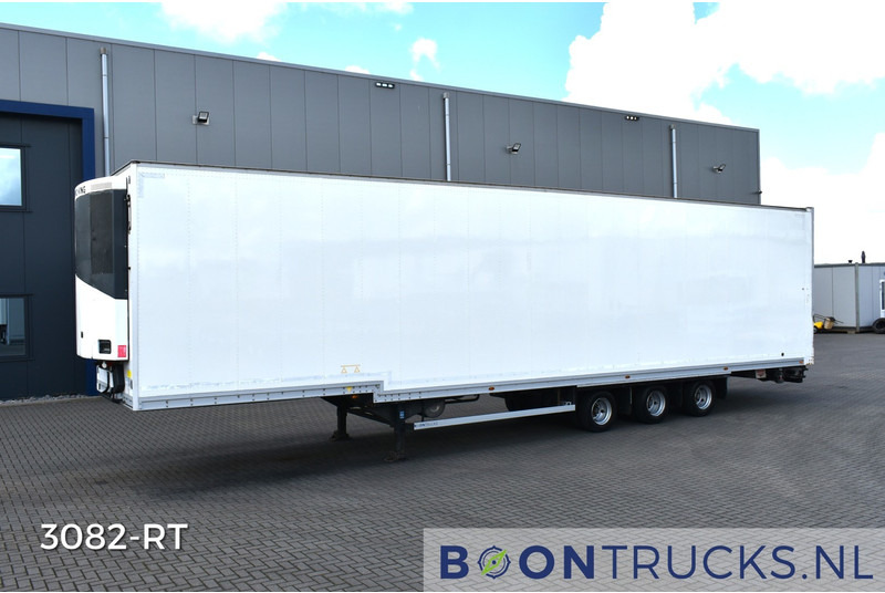 Semi-remorque fourgon Talson F 1227 + TK SLXe 200 | MEGA * AIR CARGO * ROLLERBED * LIFT AXLE * NL TRAILER