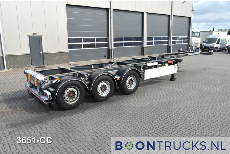 Van Hool A3C002 2x20-30-40-45ft HC * LIFT AXLE * SAF / DISC * EXTENDABLE REAR - Semi-remorque porte-conteneur/ Caisse mobile: photos 1 Van Hool A3C002 2x20-30-40-45ft HC * LIFT AXLE * SAF / DISC * EXTENDABLE REAR - Semi-remorque porte-conteneur/ Caisse mobile: photos 1
