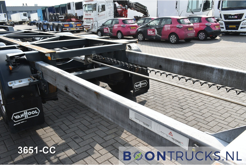 Semi-remorque porte-conteneur/ Caisse mobile Van Hool A3C002 2x20-30-40-45ft HC * LIFT AXLE * SAF / DISC * EXTENDABLE REAR: photos 10