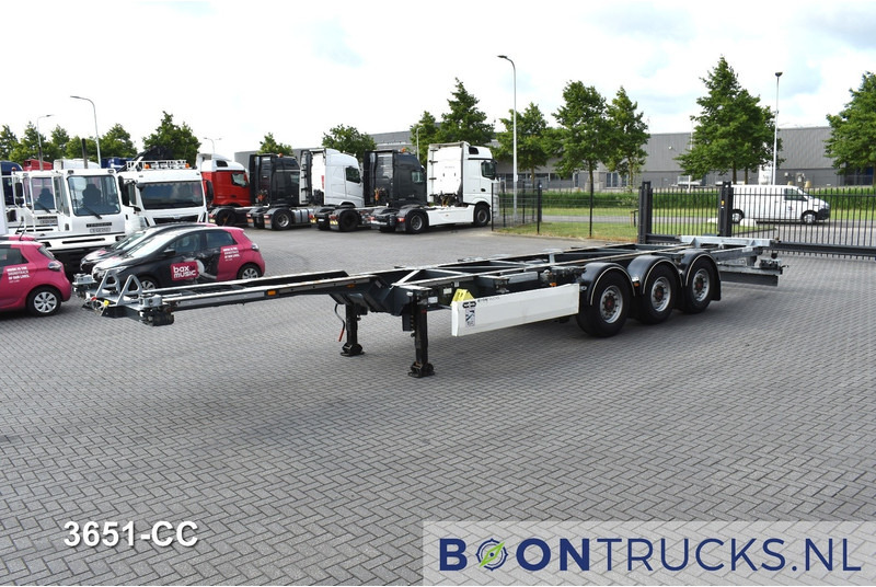 Van Hool A3C002 2x20-30-40-45ft HC * LIFT AXLE * SAF / DISC * EXTENDABLE REAR - Semi-remorque porte-conteneur/ Caisse mobile: photos 5 Van Hool A3C002 2x20-30-40-45ft HC * LIFT AXLE * SAF / DISC * EXTENDABLE REAR - Semi-remorque porte-conteneur/ Caisse mobile: photos 5