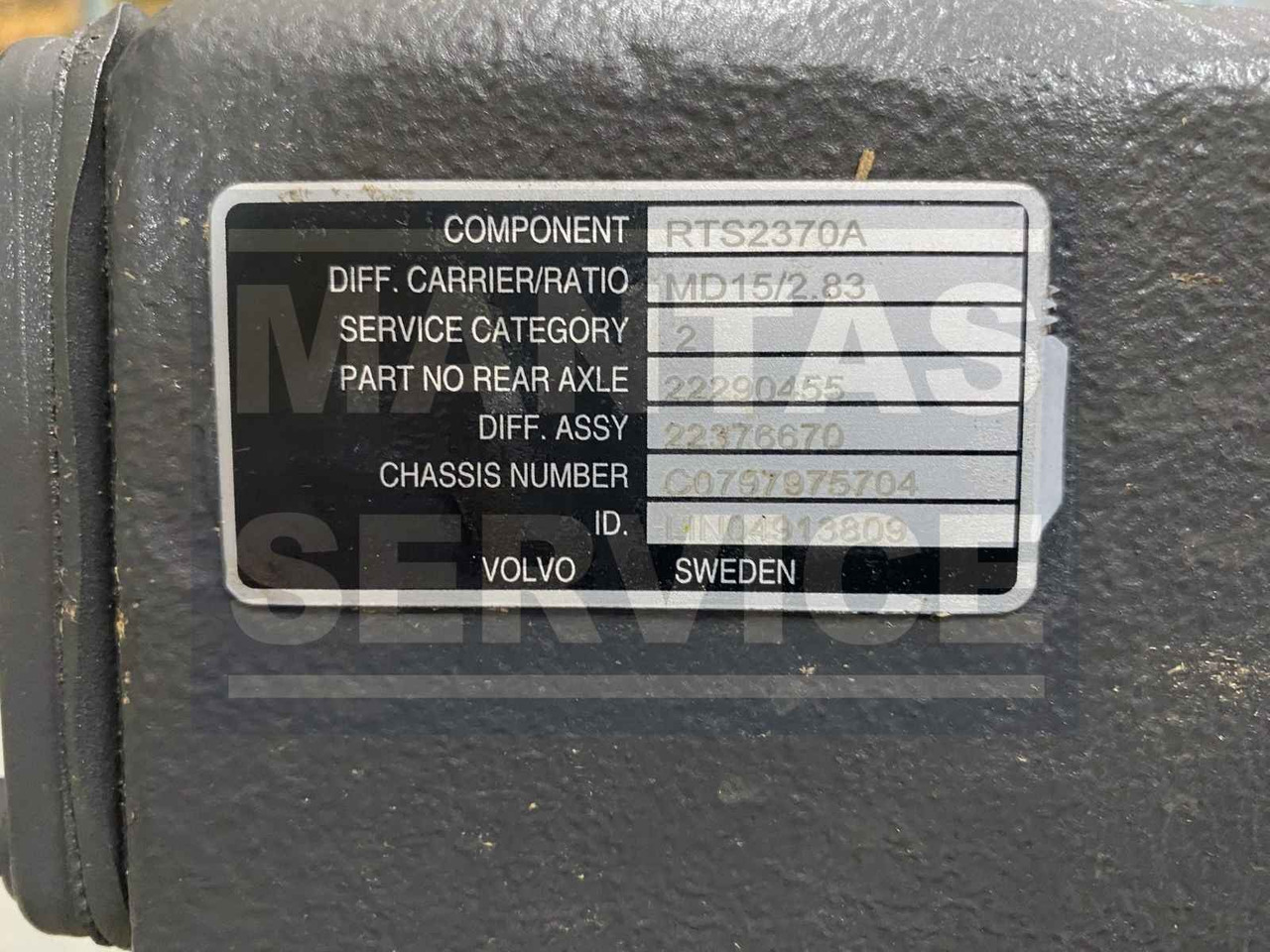 VOLVO DOUBLE DRIVE DIFF VSP-22376670 - Différentiel pour Camion: photos 2 VOLVO DOUBLE DRIVE DIFF VSP-22376670 - Différentiel pour Camion: photos 2