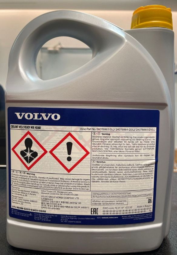Système de refroidissement pour Camion neuf VOLVO VCS-2 COOLANT - 5L PACK 24078863, 22567321: photos 6