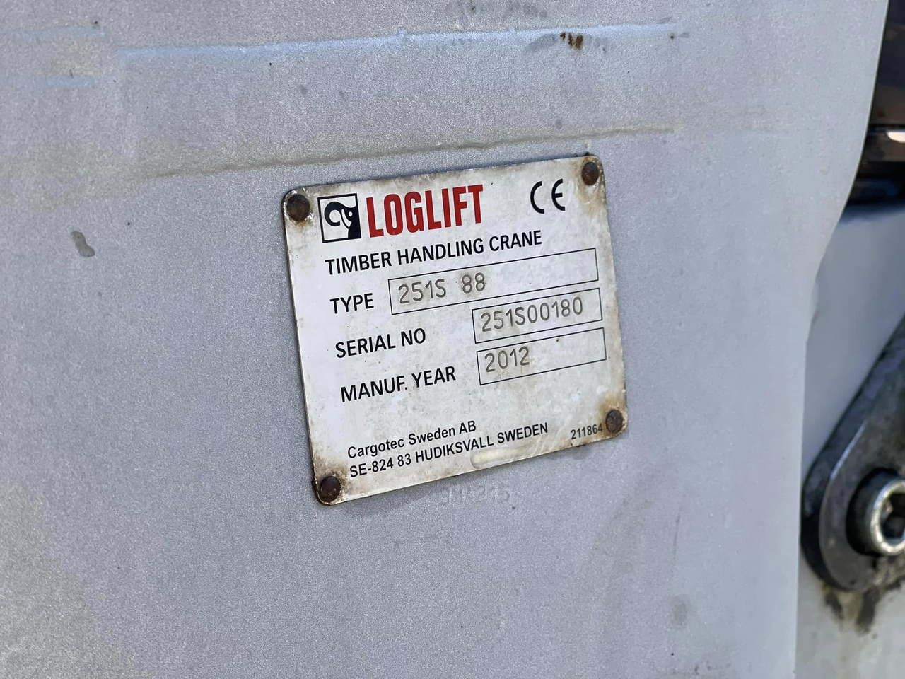 Loglift 251S - Grue auxiliaire: photos 4 Loglift 251S - Grue auxiliaire: photos 4