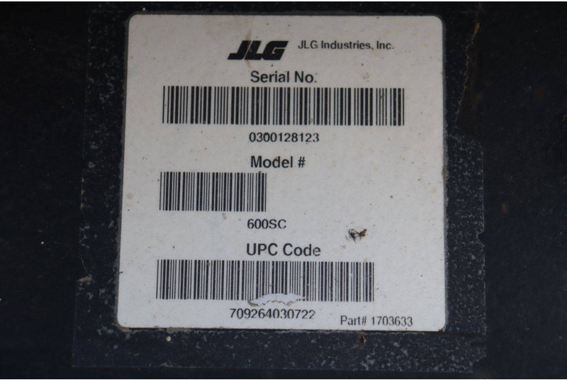 Nacelle télescopique JLG 600SC: photos 14