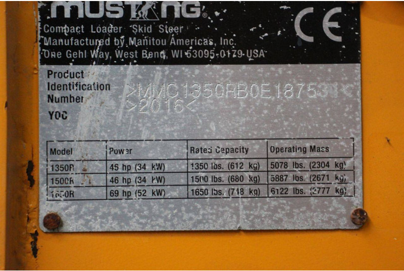 Chargeuse sur pneus Mustang R135: photos 13 Chargeuse sur pneus Mustang R135: photos 13