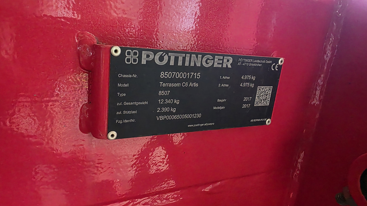 PÖTTINGER Terrasem C6 Artis - Combiné de semis: photos 4 PÖTTINGER Terrasem C6 Artis - Combiné de semis: photos 4