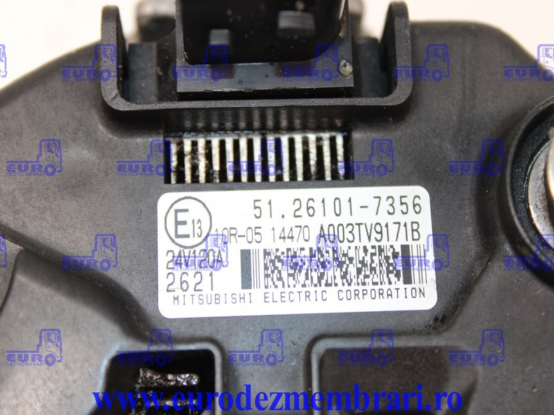 ALTERNATOR MAN TGX TG3 51.26101.7356, 51.26101.7348, 51.26101.7337 - Alternateur pour Camion: photos 2 ALTERNATOR MAN TGX TG3 51.26101.7356, 51.26101.7348, 51.26101.7337 - Alternateur pour Camion: photos 2