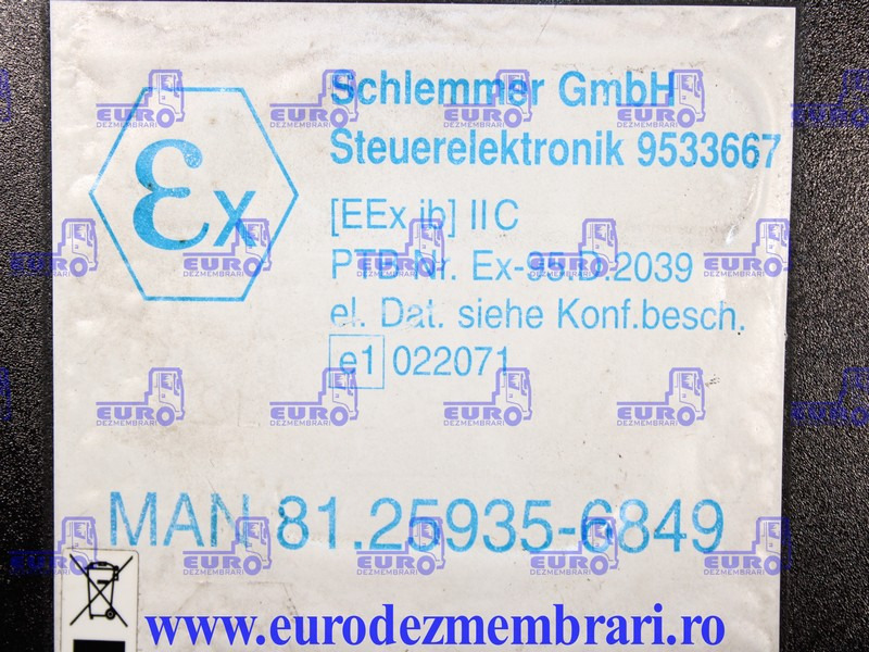 CALCULATOR ADR MAN TGX TGA 81.25935.6849, 81.25935.6806 - Bloc de gestion pour Camion: photos 2 CALCULATOR ADR MAN TGX TGA 81.25935.6849, 81.25935.6806 - Bloc de gestion pour Camion: photos 2