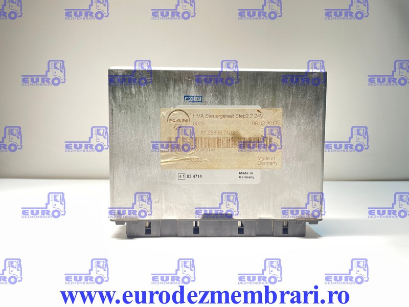 CALCULATOR HVA MAN TGX TGS TGA 81.25805.7103, 81.25805.7060, 81.25805.7034 - Bloc de gestion pour Camion: photos 1 CALCULATOR HVA MAN TGX TGS TGA 81.25805.7103, 81.25805.7060, 81.25805.7034 - Bloc de gestion pour Camion: photos 1